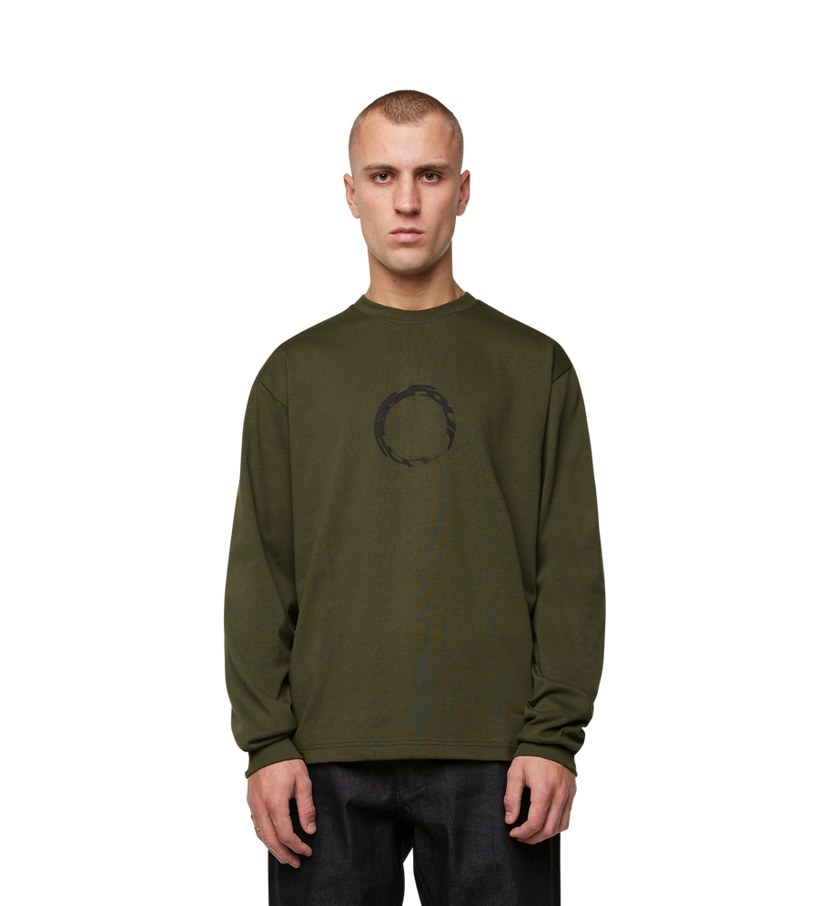 Rotation Longsleeve Donker groen