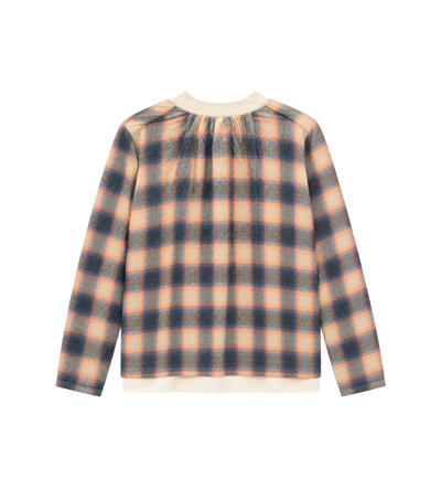 93 Archief Shirt Wit // Oranje Geruit