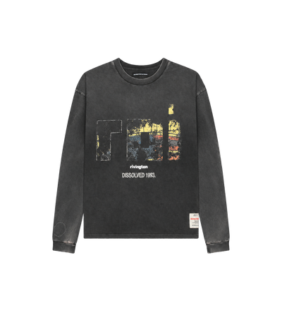 Roi Dissolved CVA Long Sleeve Washed Black