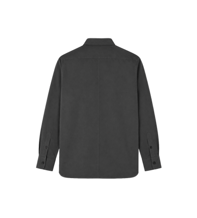 Typewriter Cotton Shirt Dark Khaki