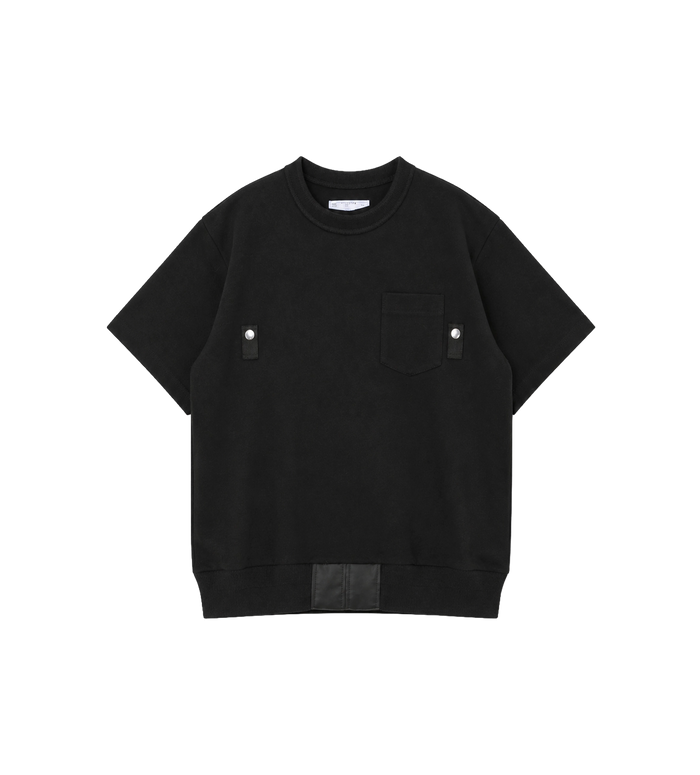 Katoenen Jersey T-shirt Zwart