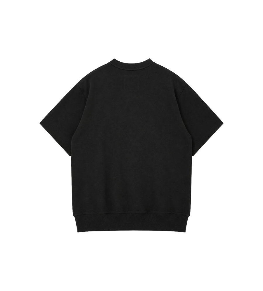 Katoenen Jersey T-shirt Zwart