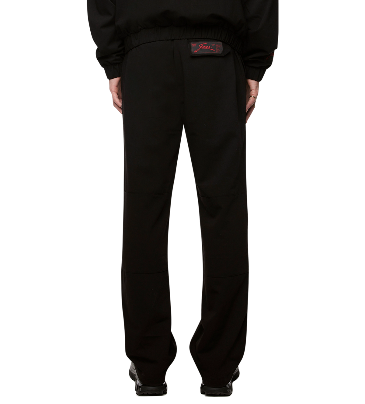 Script Logo Suit Trousers Black