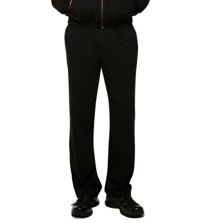 Script Logo Suit Trousers Black