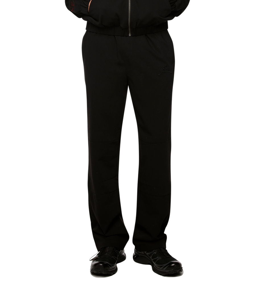 Script Logo Suit Trousers Black