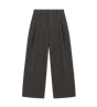 Knitted Trousers Charcoal Tweed