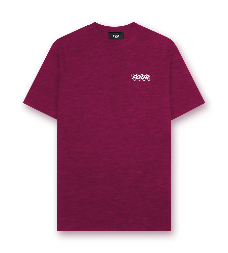 Circles Logo T-shirt Red Melange