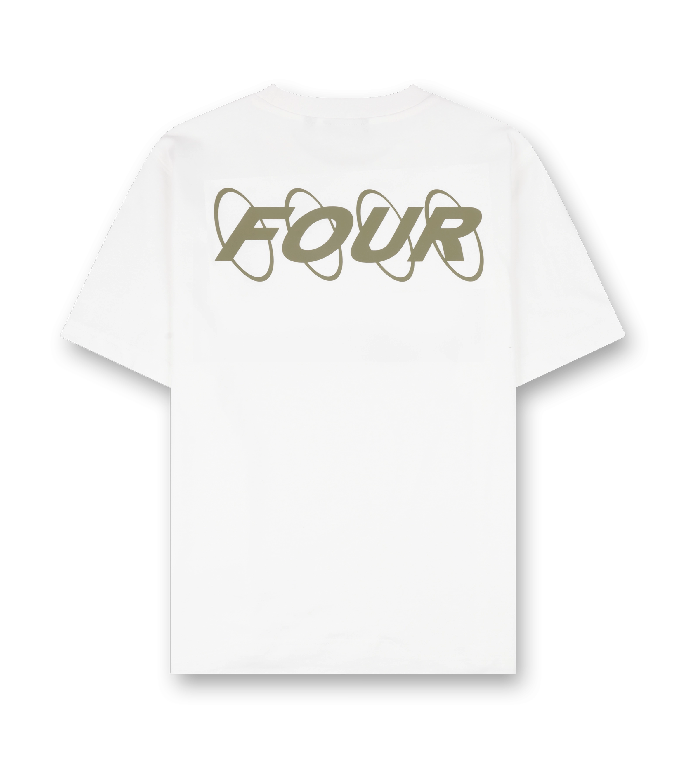 Circles T-shirt White/ Olive