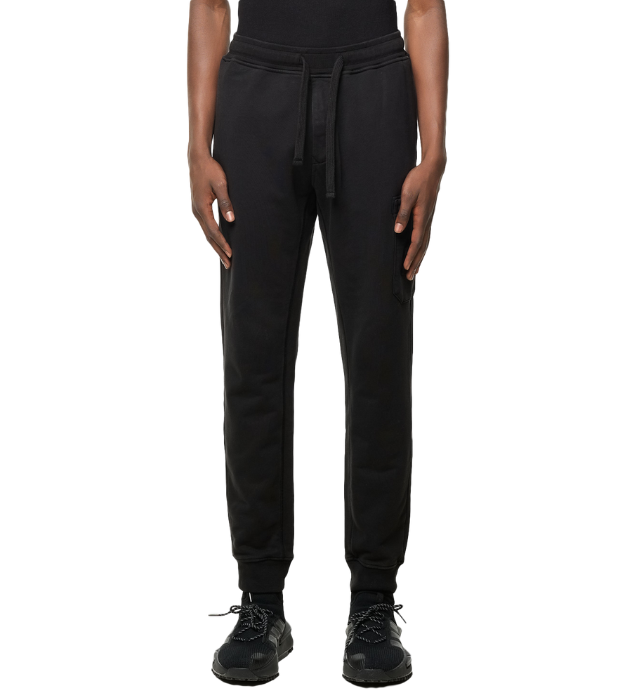 Compass-patch Cargo Sweat Pants Black