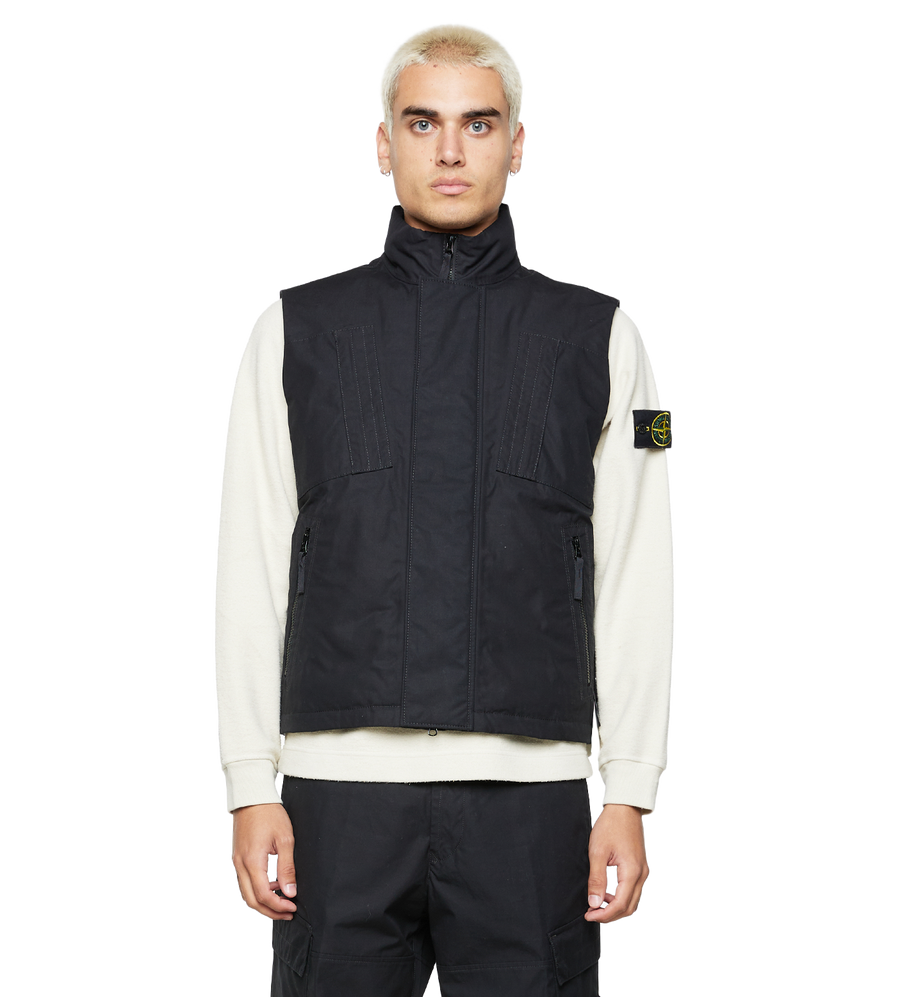 Ghost Compass-badge Cotton Gilet Black