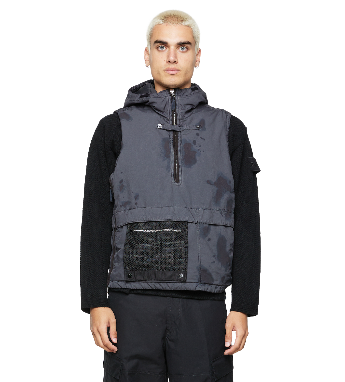 Halfzip Gilet Black