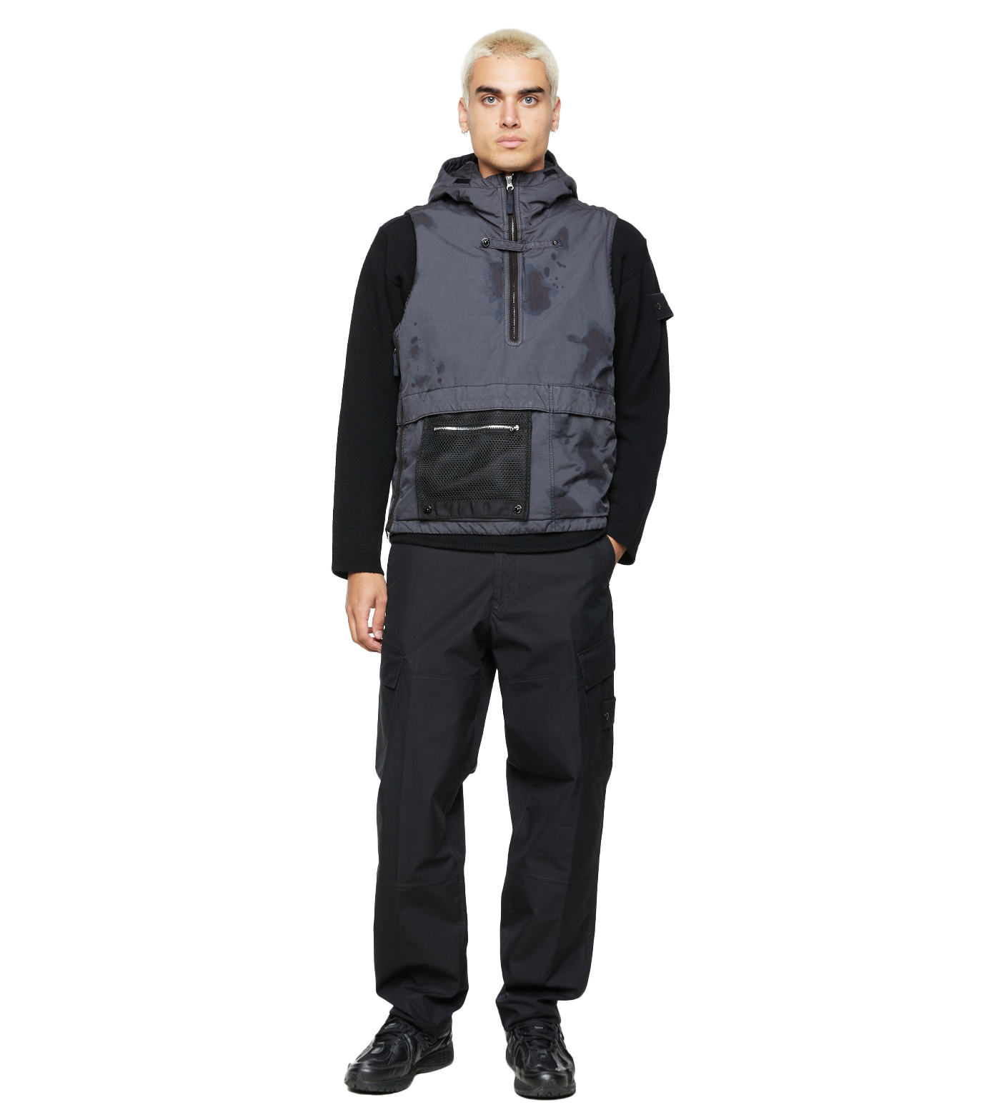 Halfzip Gilet Black