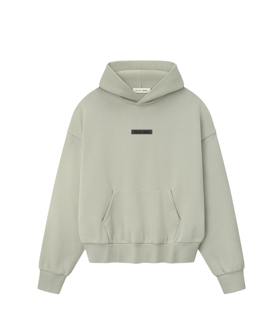 Fear of God Essentials Classic Fleece Hoodie in Abbey Stone
