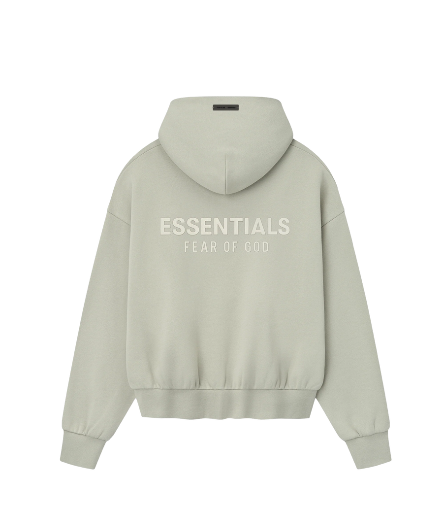 Fear of God Essentials Classic Fleece Hoodie in Abbey Stone