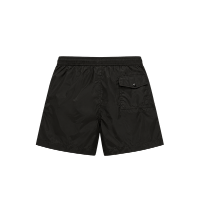 Logo Patch Swim Shorts Black