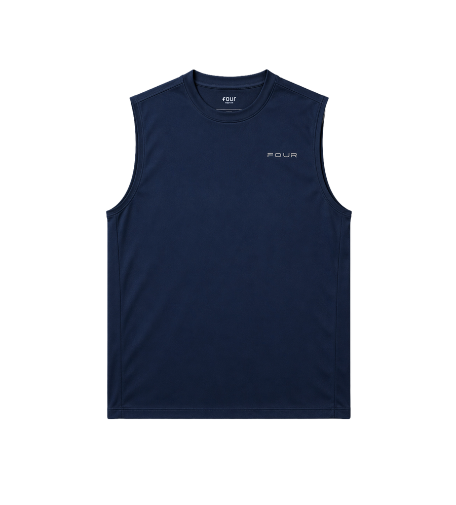 Sportswear Tanktop Marineblauw