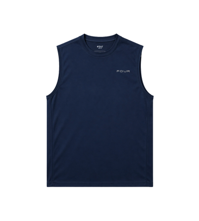 Sportswear Tanktop Marineblauw