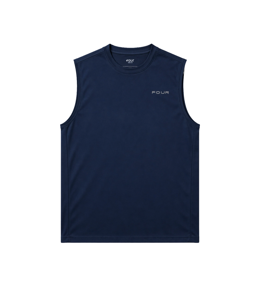 Sportswear Tanktop Marineblauw