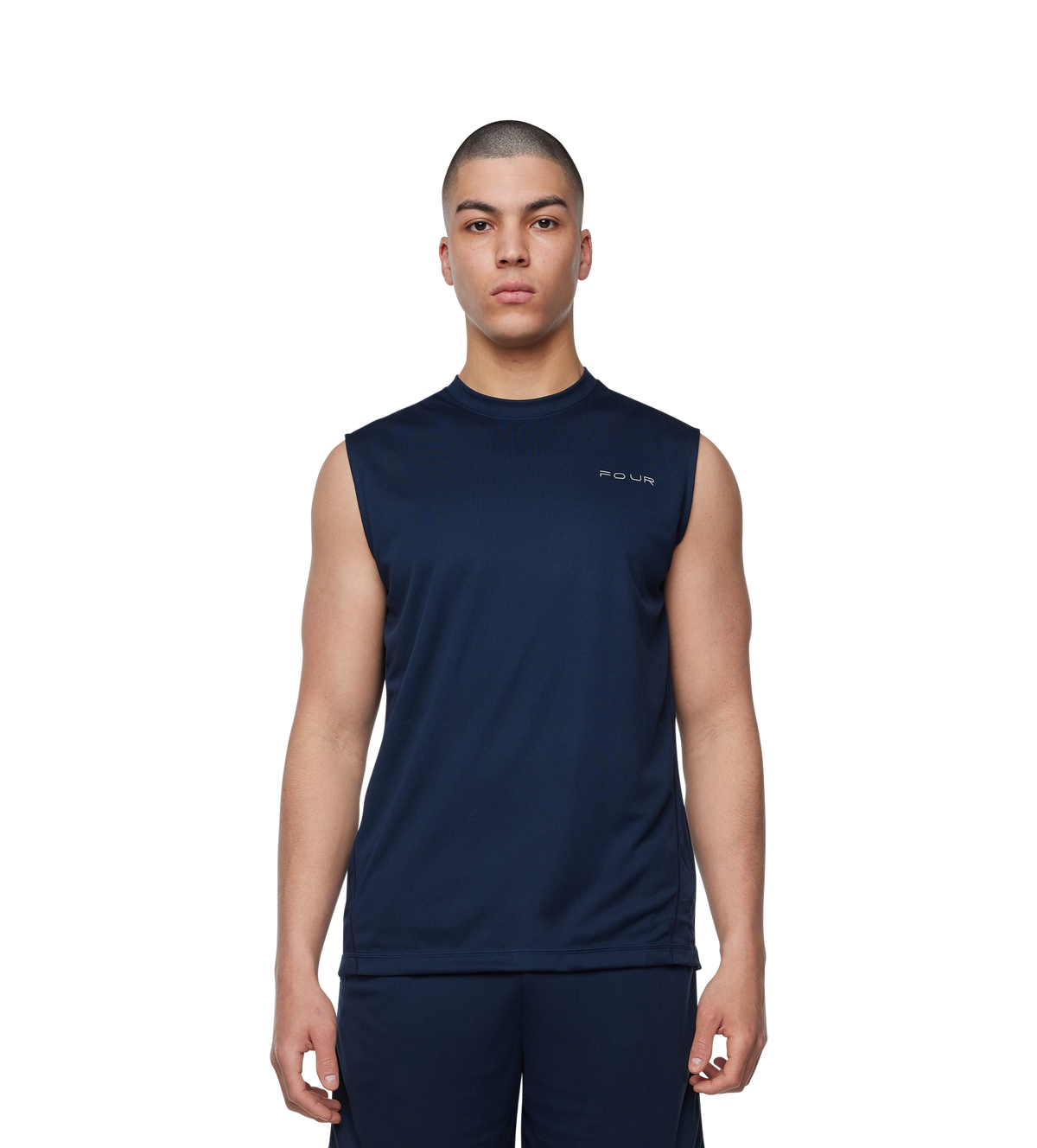 Sportswear Tanktop Marineblauw