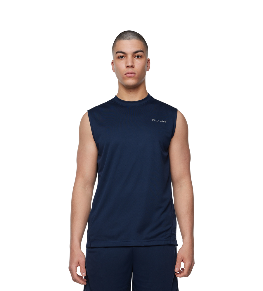 Sportswear Tanktop Marineblauw
