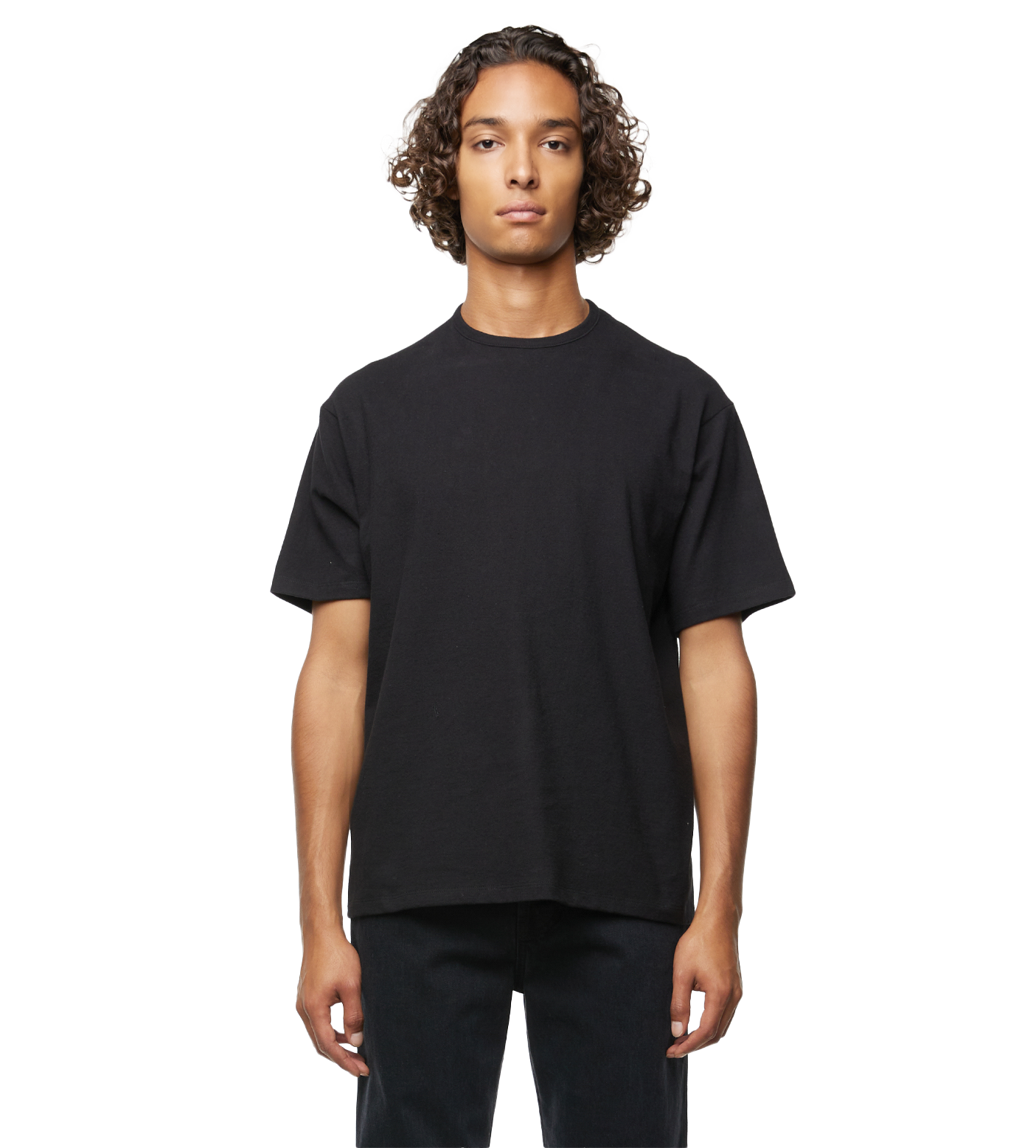 Steven Jersey T-shirt Black
