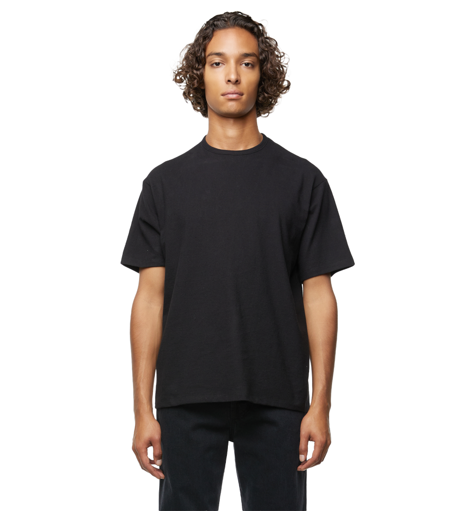Steven Jersey T-shirt Black