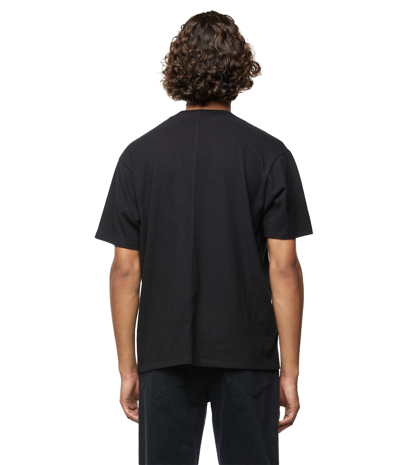 Steven Jersey T-shirt Black