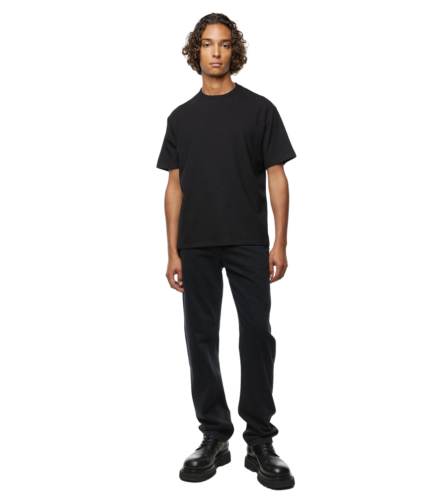 Steven Jersey T-shirt Black