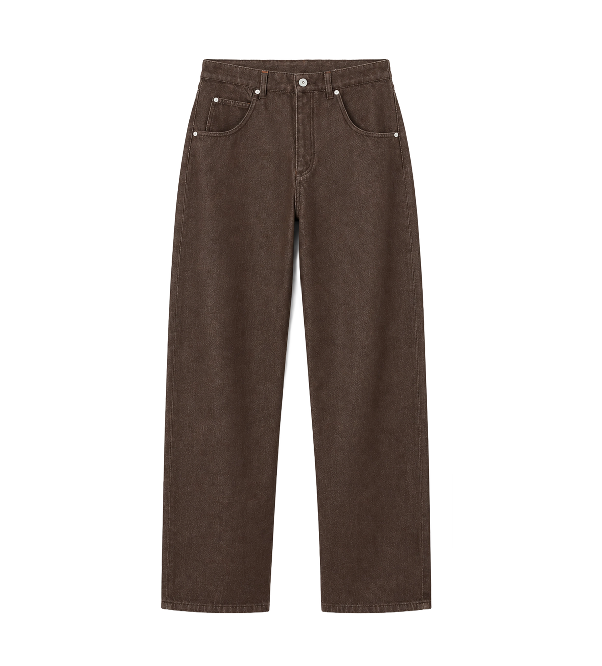 The Straight De-Nîmes Denim Pants Brown