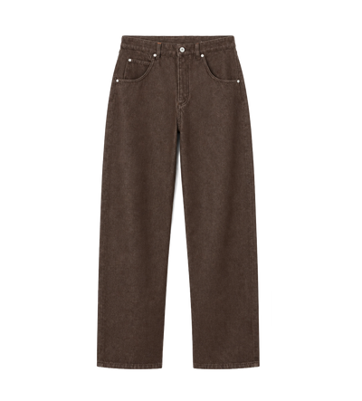 The Straight De-Nîmes Denim Pants Brown