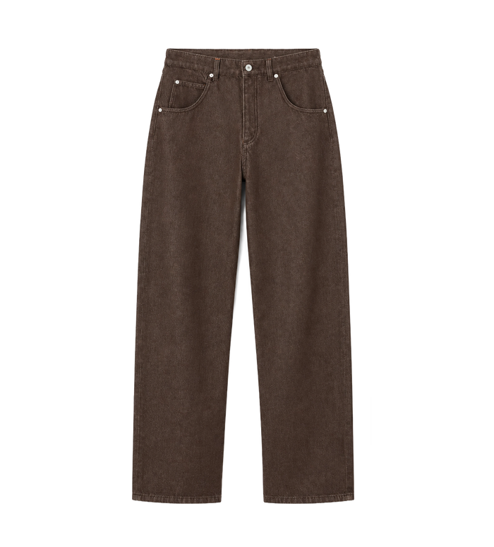 The Straight De-Nîmes Denim Pants Brown