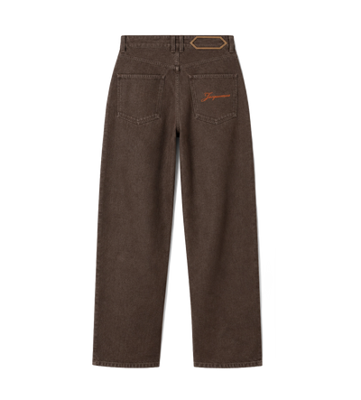 The Straight De-Nîmes Denim Pants Brown