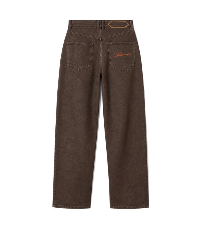 The Straight De-Nîmes Denim Pants Brown