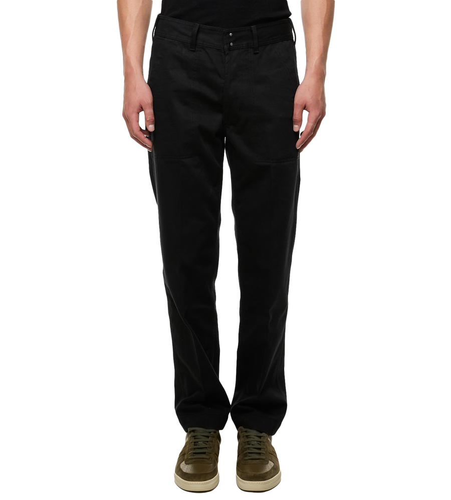 Slim-fit Tailored Trousers Black