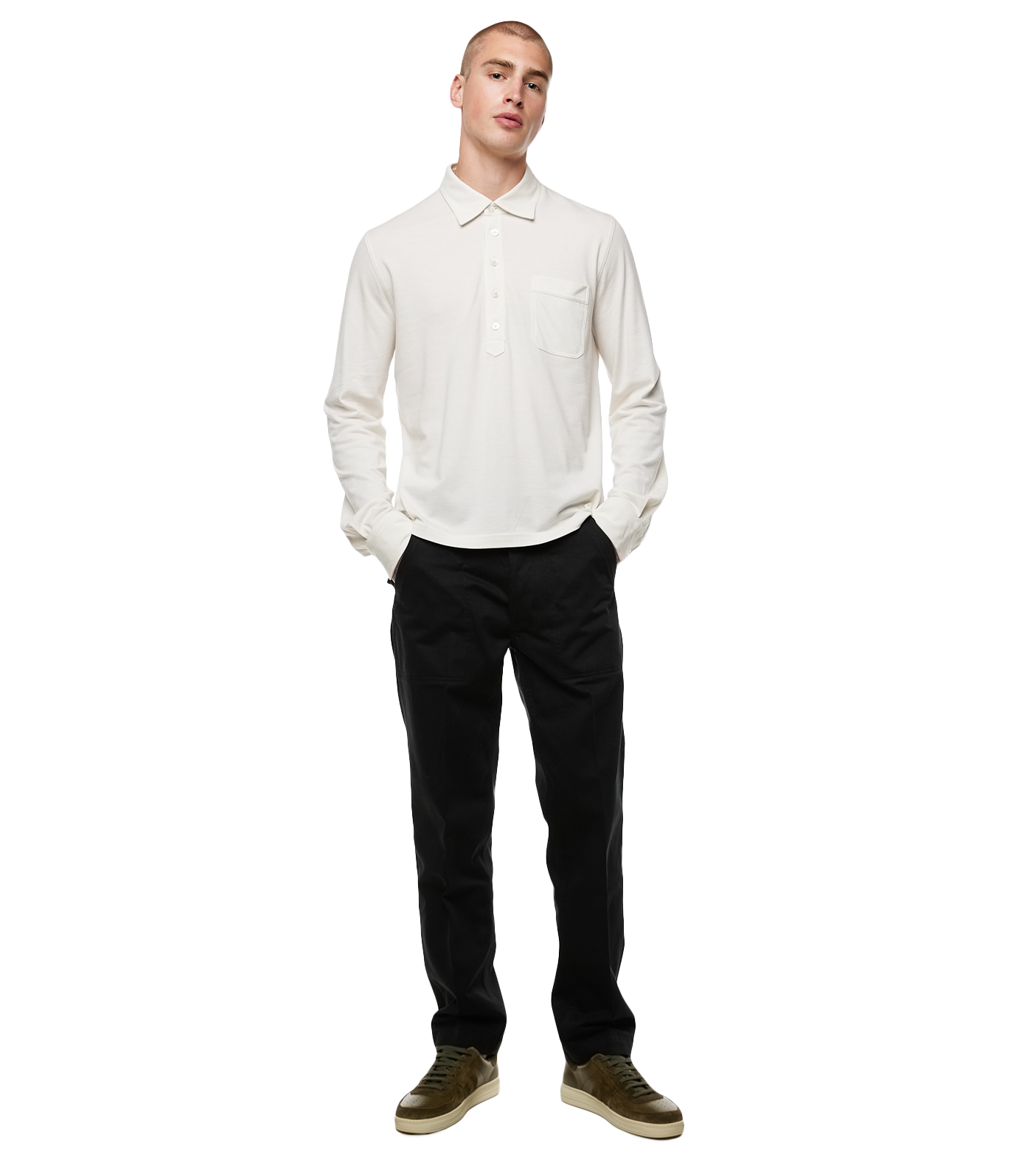 Slim-fit Tailored Trousers Black