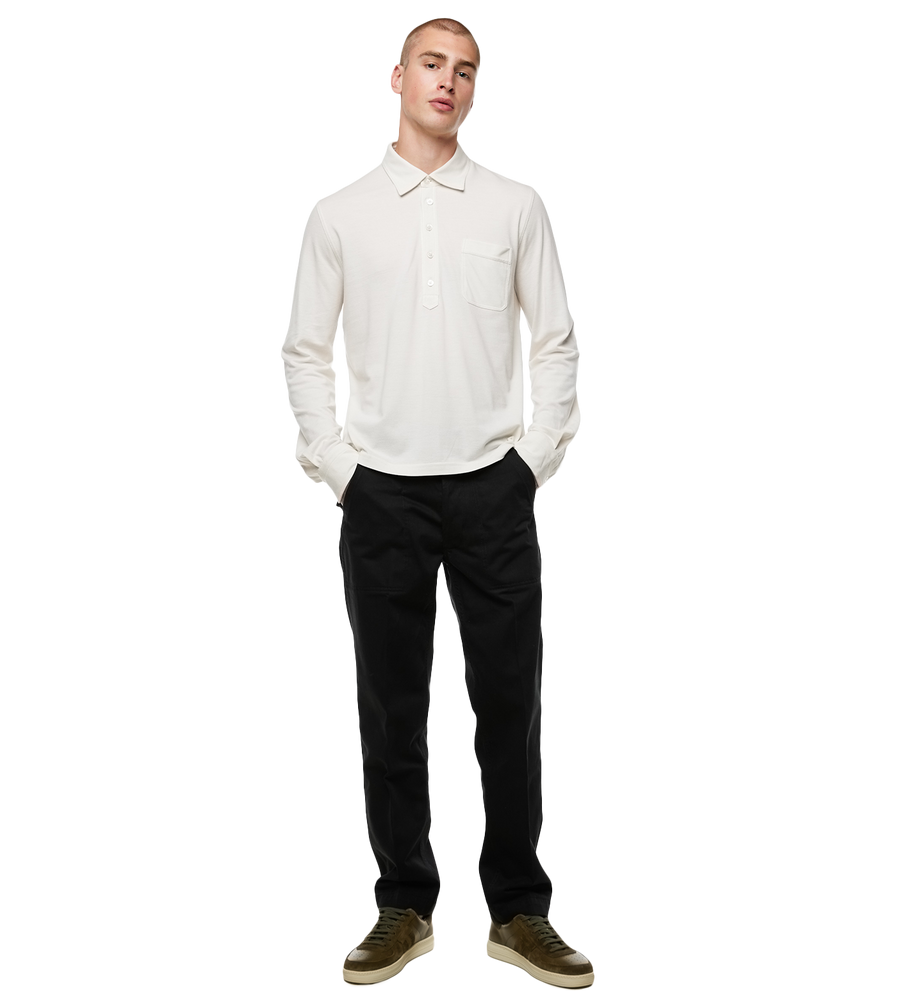 Slim-fit Tailored Trousers Black