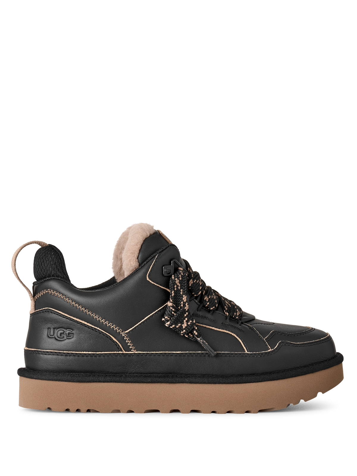 Lowmel-contrast Sneaker Zwart / Amfora