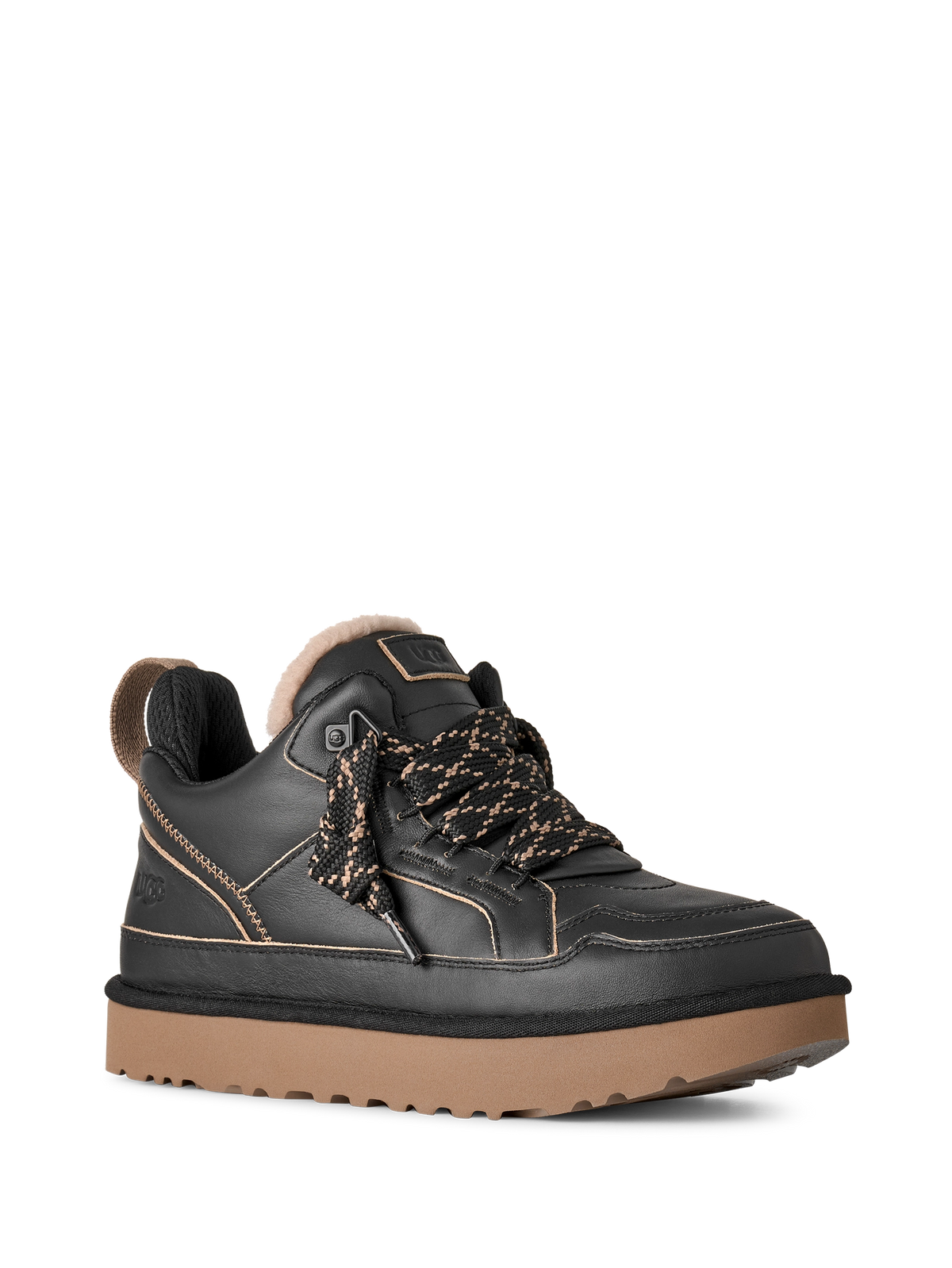 Lowmel-contrast Sneaker Zwart / Amfora