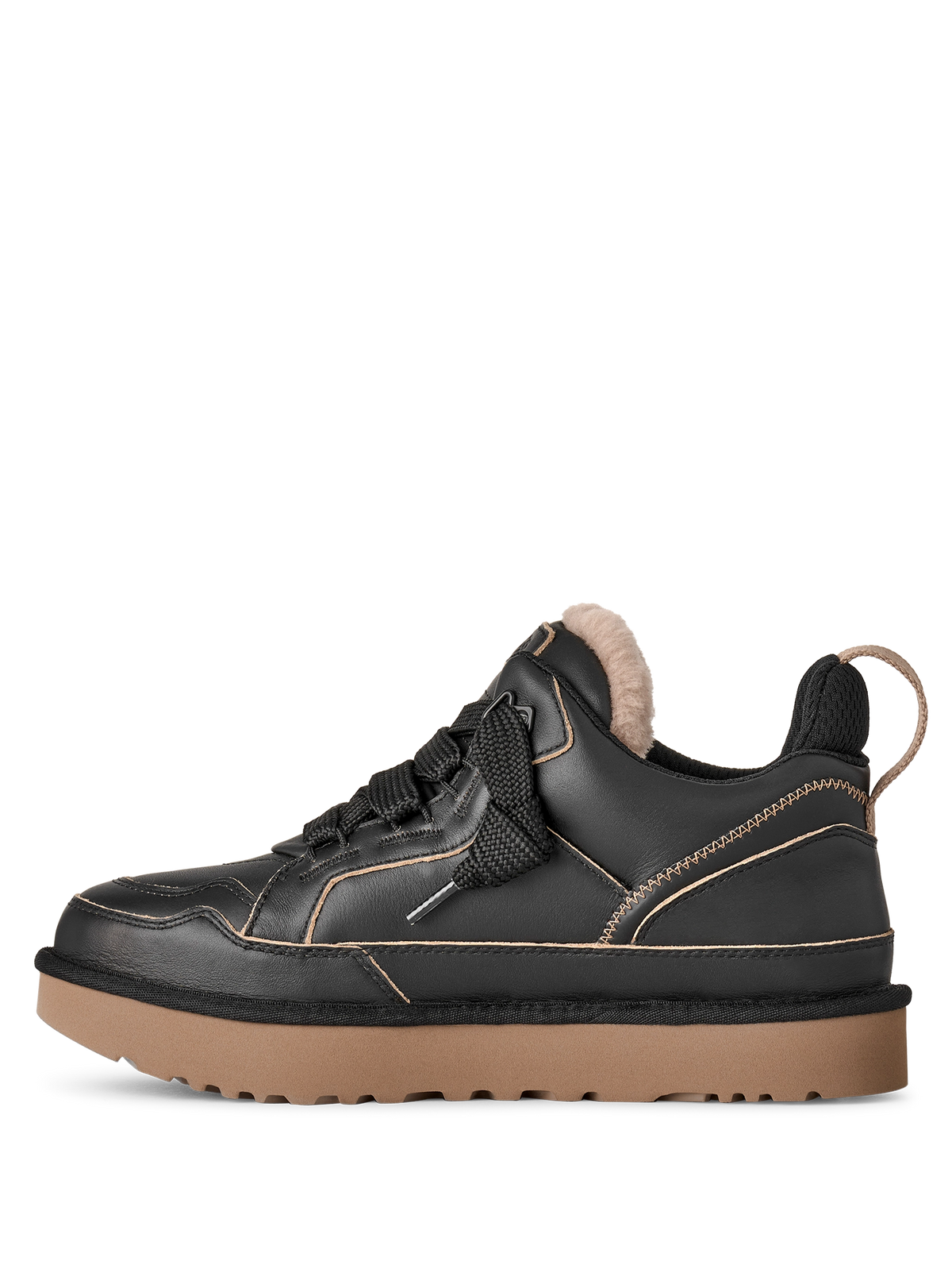 Lowmel-contrast Sneaker Zwart / Amfora