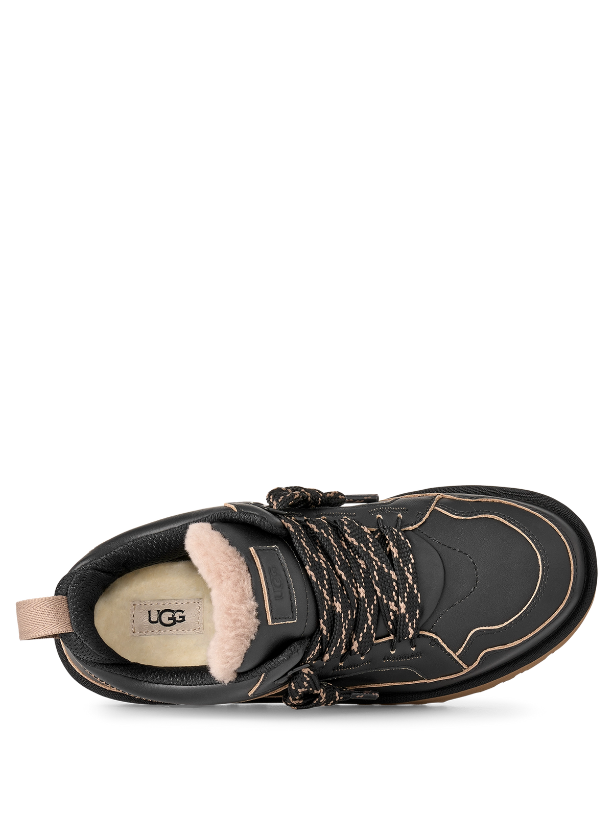 Lowmel-contrast Sneaker Zwart / Amfora