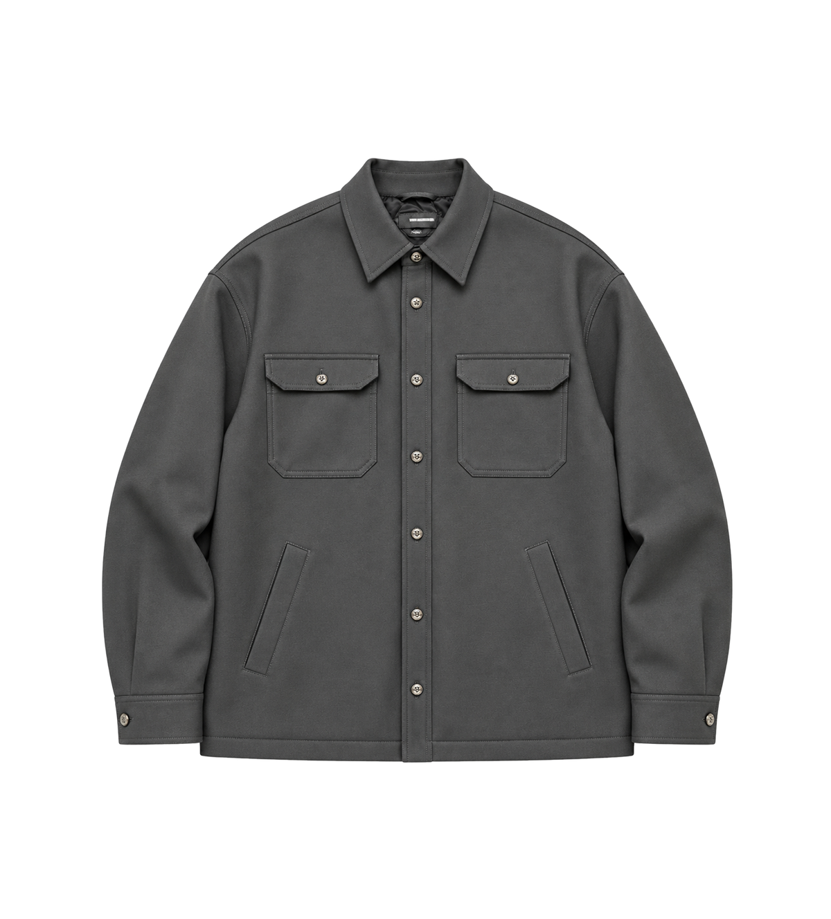 OS Padded Overshirt Black
