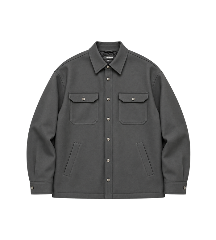 OS Padded Overshirt Black