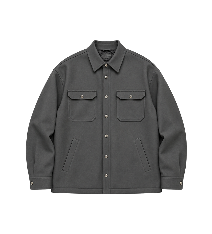 OS Padded Overshirt Black