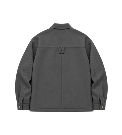 OS Padded Overshirt Black