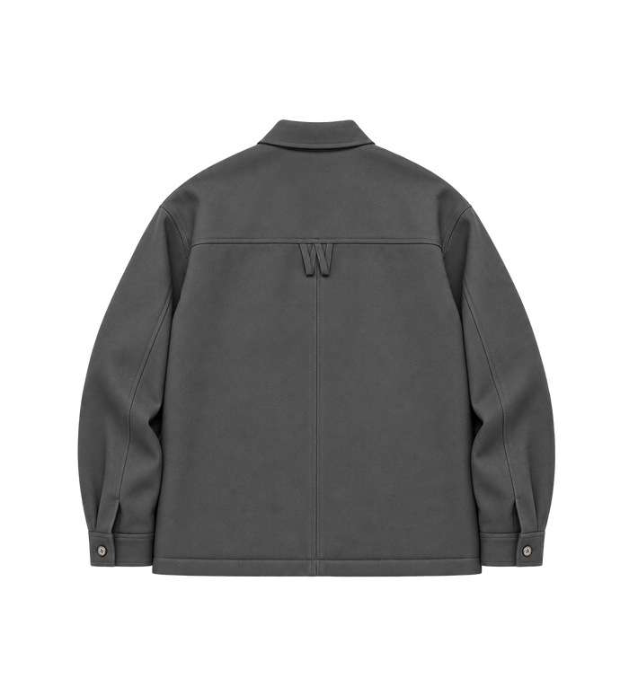 OS Padded Overshirt Black
