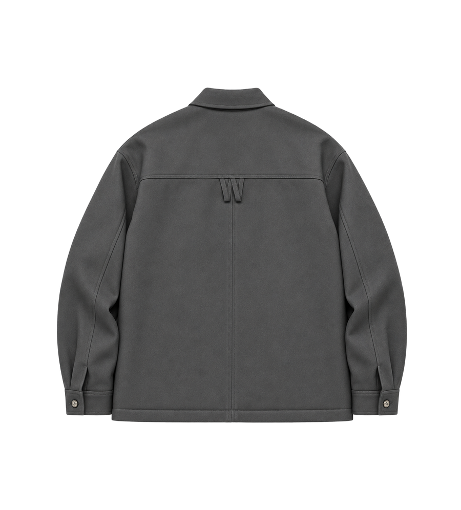 OS Padded Overshirt Black