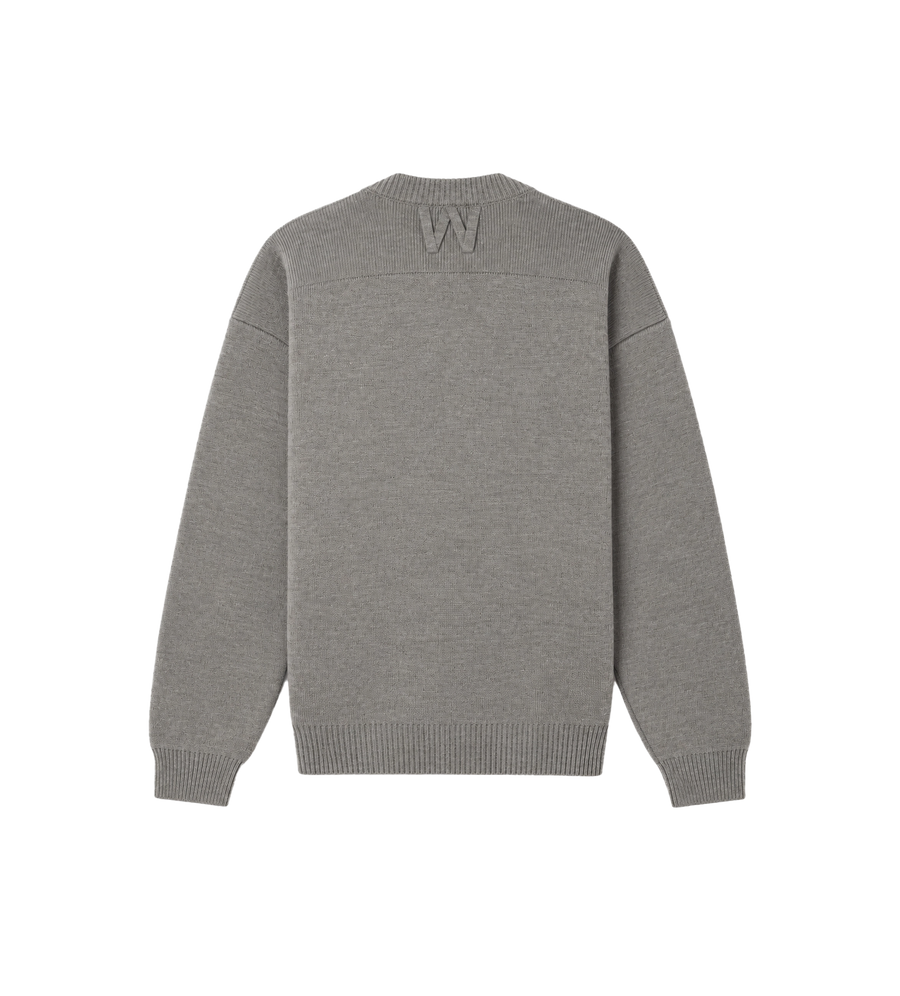 V-Neck Sweater Grey