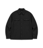OS Padded Overshirt Black