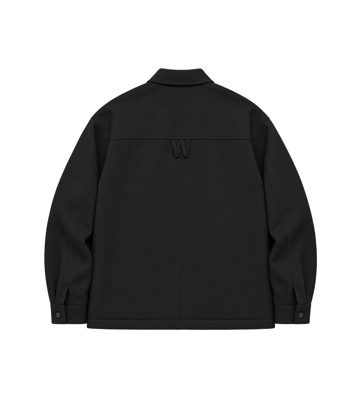 OS Padded Overshirt Black