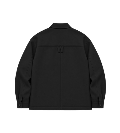 OS Padded Overshirt Black